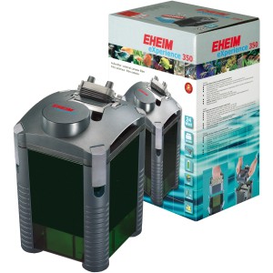 Eheim EXperience 350 Außenfilter für Aquarien, mit Verpackung.