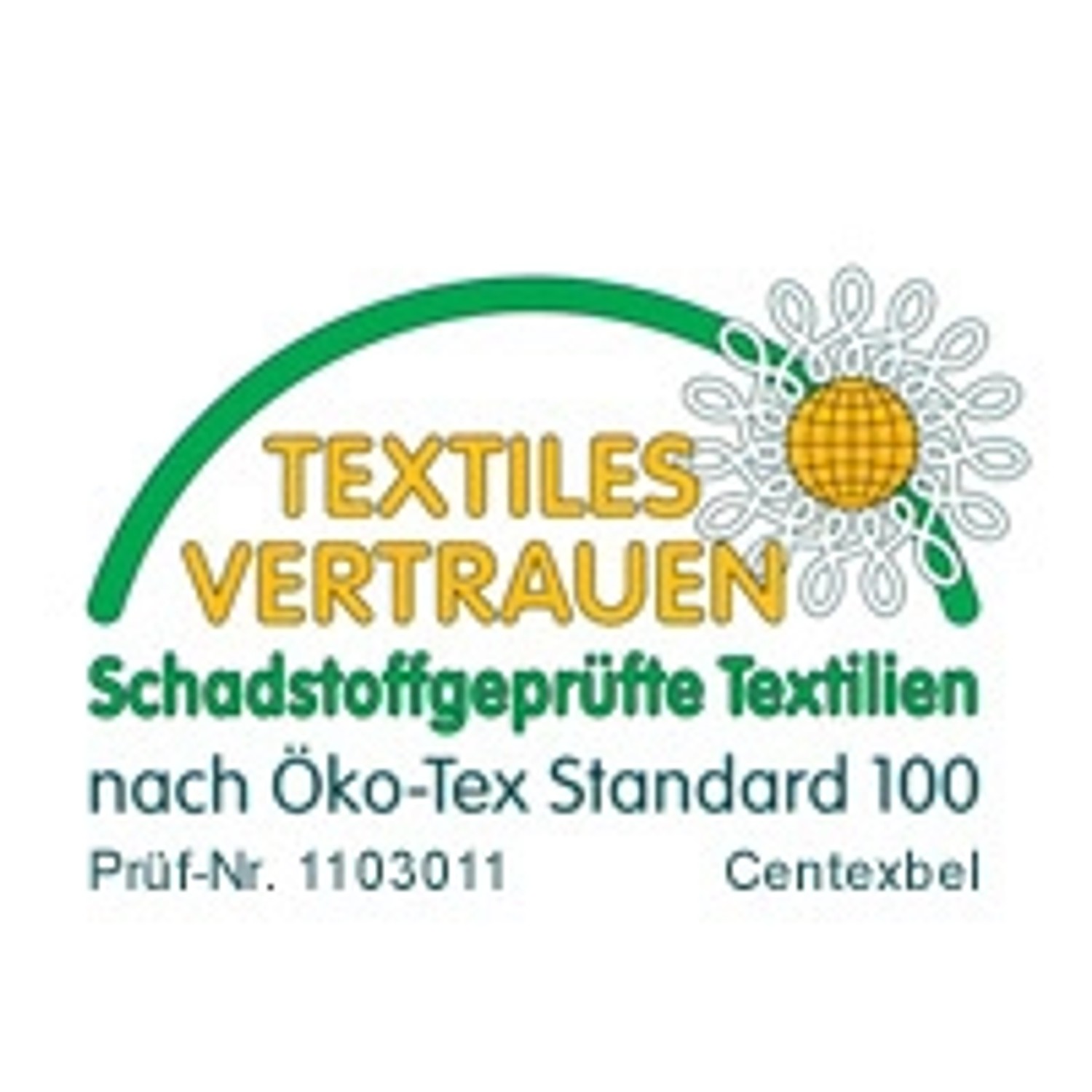 Öko-Tex Standard 100 Zertifikat für Pergamon Teppich: Schadstoffgeprüfte Textilien.