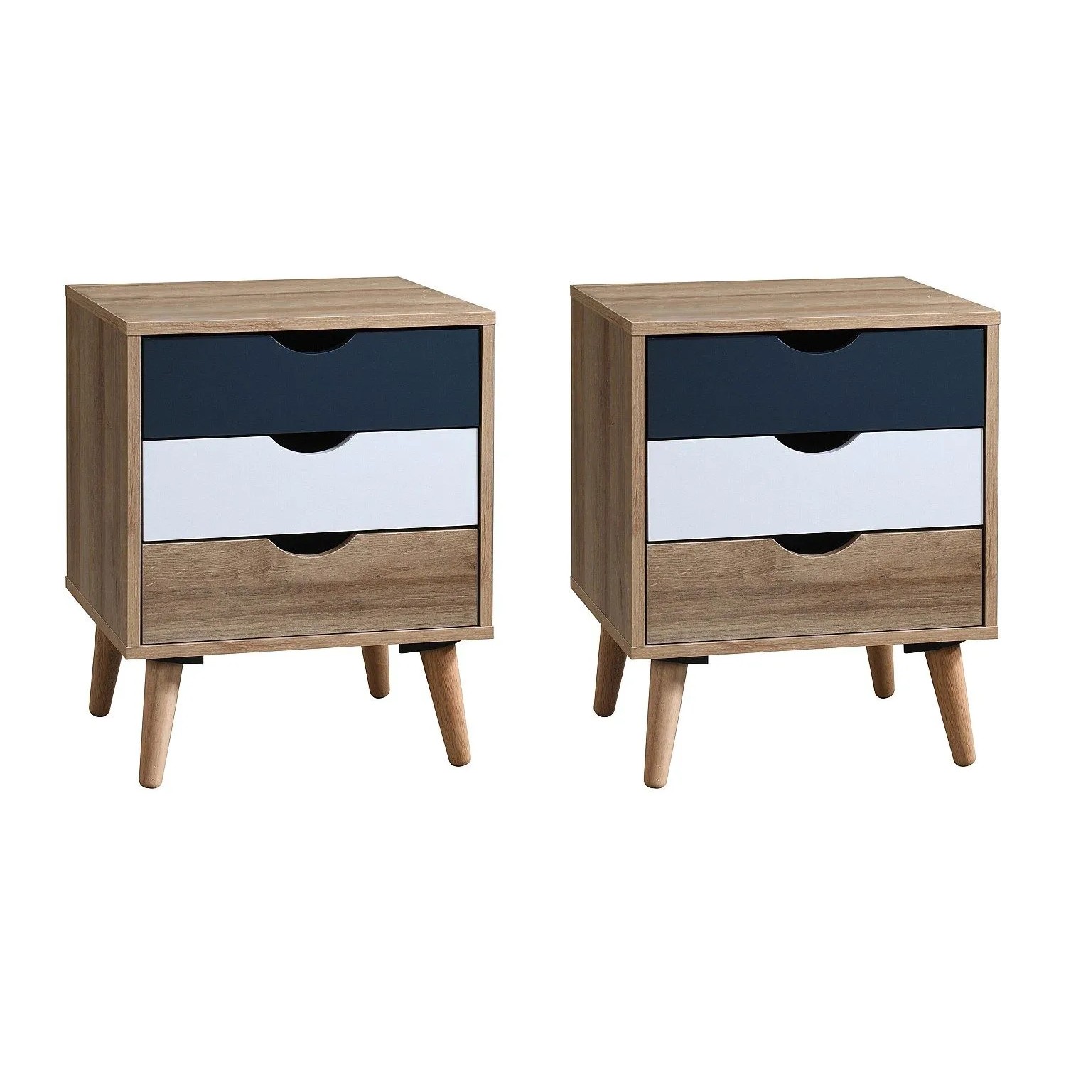 Vente-unique Nachttisch Lurvia Mehrfarbig 45 cm