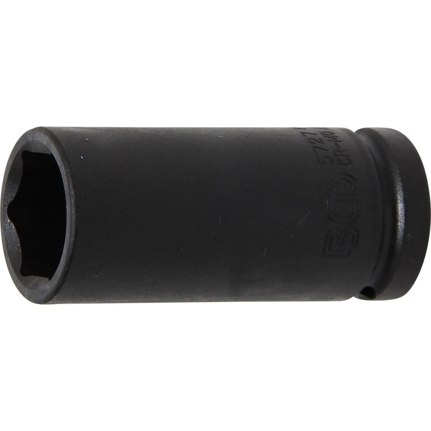BGS Kraft Steckschlüssel Einsatz Sechskant Tief Antrieb Innenvierkant 20 Mm  3 4 Zoll  SW 27 Mm 5727