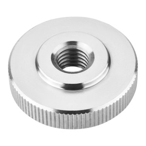 SOTECH 4er Set Rändelmutter M10 Edelstahl V2A SS304 Flache Form DIN 467 Griffmutter