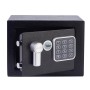 Offener, schwarzer Yale Tresor Value Safe XS mit Zahlencode-Feld und Schlüssel