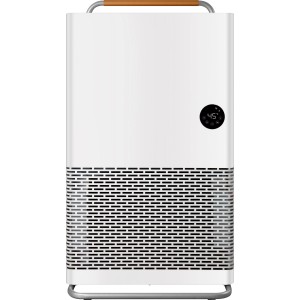 Weißer Kompakt-Konvektor 2200 W mit WiFi, digitalem Display und Tragegriff. Elektrisches Heizgerät für Innenräume.