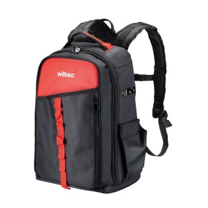 Wiltec Werkzeugrucksack 33X20X43Cm Werkzeugtasche 16 Fächer Werkzeug Rucksack