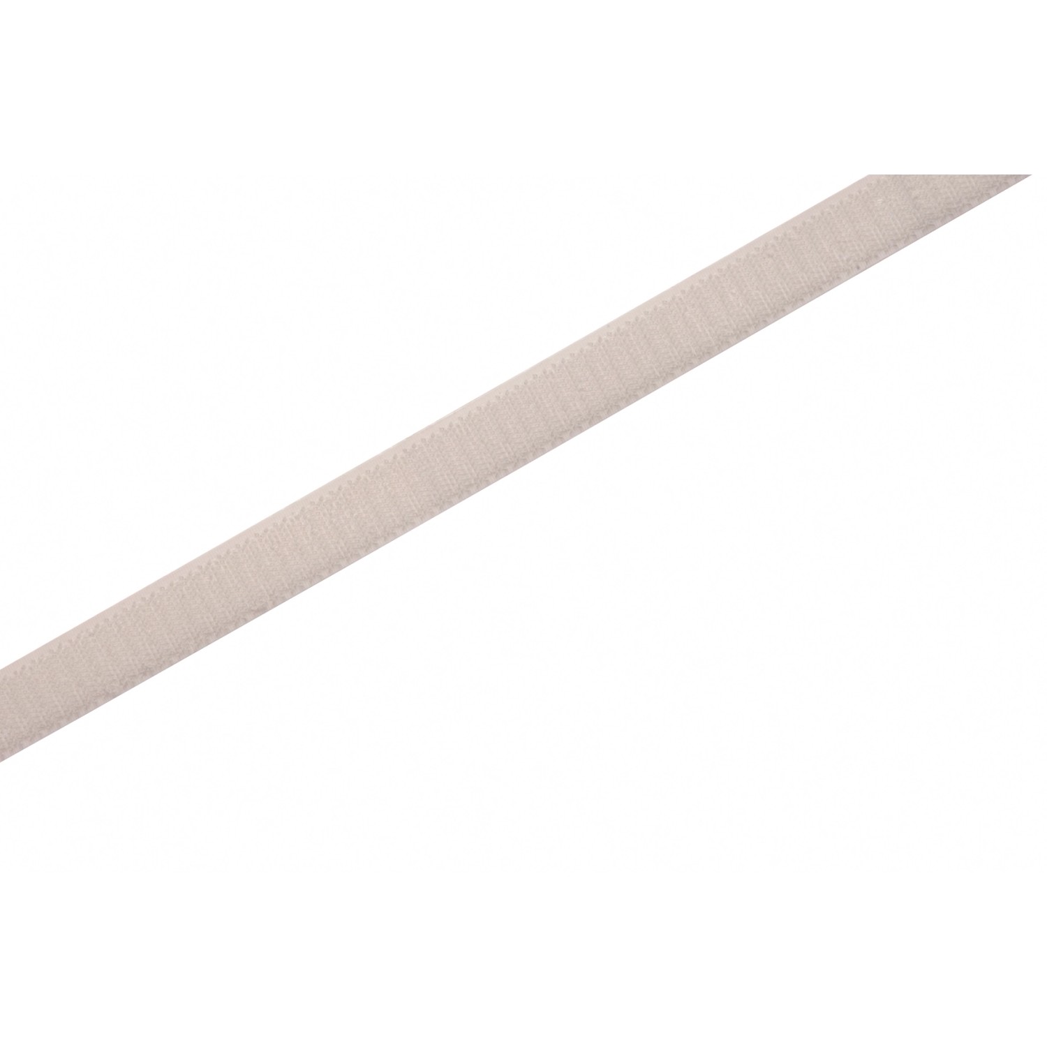 LUX Klettband Selbstklebend Weiß 20 mm Meterware