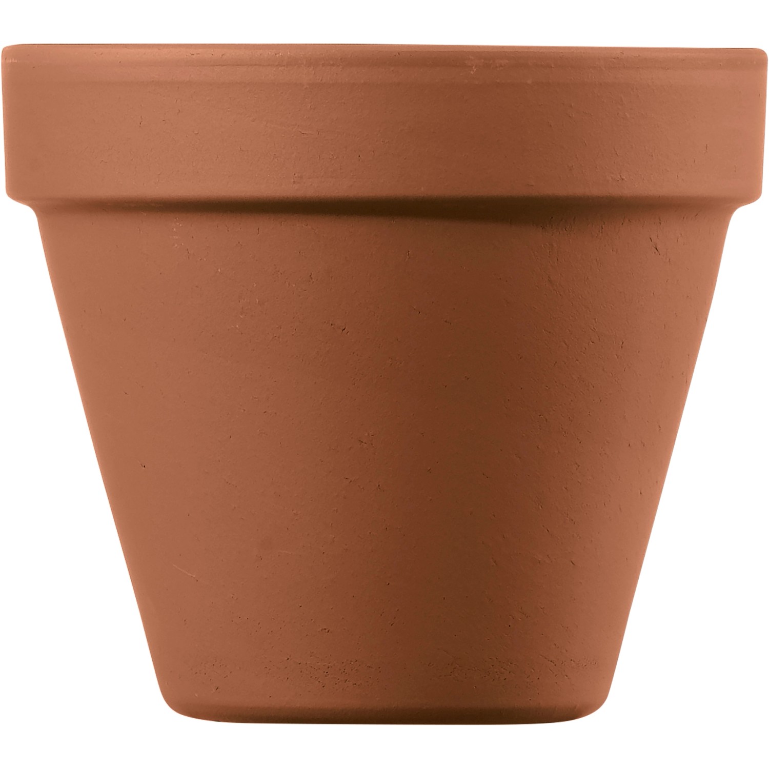 Deroma Pflanztopf Standard, Terrakotta, Ø 27 cm. Klassischer Blumentopf für Garten und Balkon.