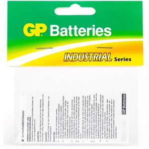 Grüne GP Battery Akkus für Solarlampen, 2/3 AAA, in Verpackung.