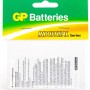 Grüne GP Battery Akkus für Solarlampen, 2/3 AAA, in Verpackung.