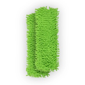 2er-Pack grüner Bestlivings Bodenwischer Ersatzbezug aus Mikrovelour Chenille.