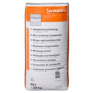 Fermacell Ausgleichsschüttung, 50 l Sack auf Palette (30 Stück), zum Ausgleichen von unebenen Böden.