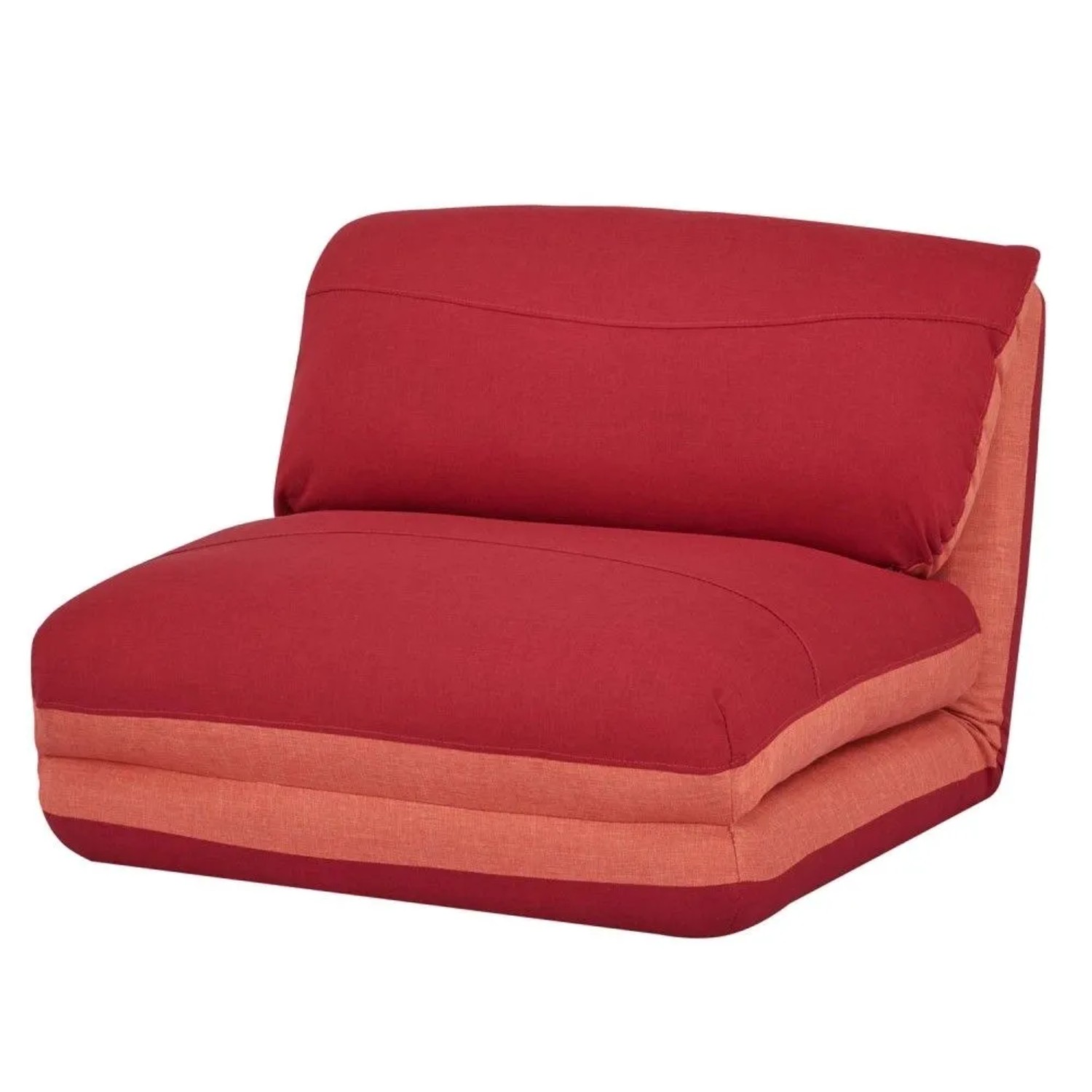 MCW Schlafsessel E68 Orange/dunkelrot