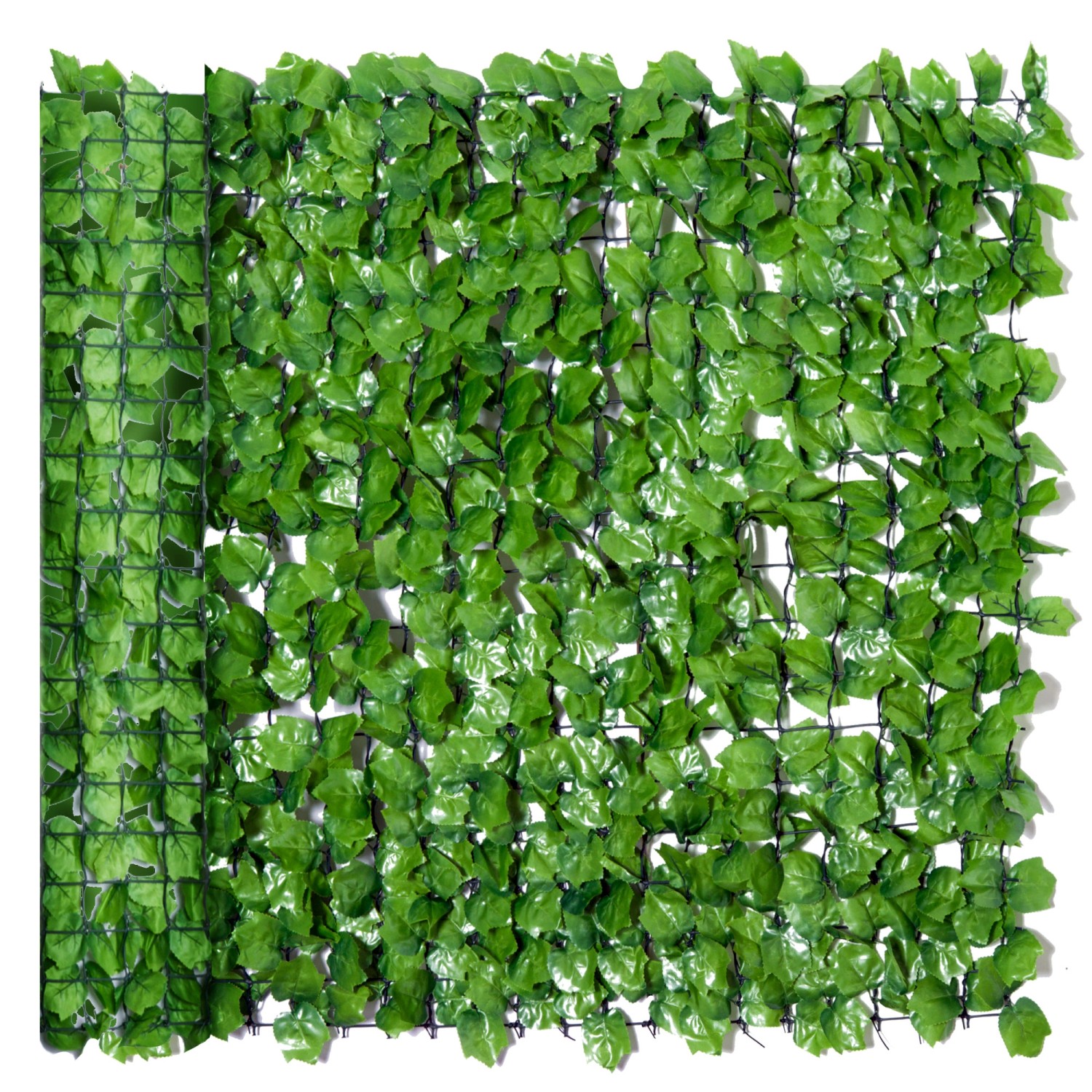 Thumbnail - Outsunny Künstliche Hecke Wanddekoration Hellgrün 300 x 100 cm