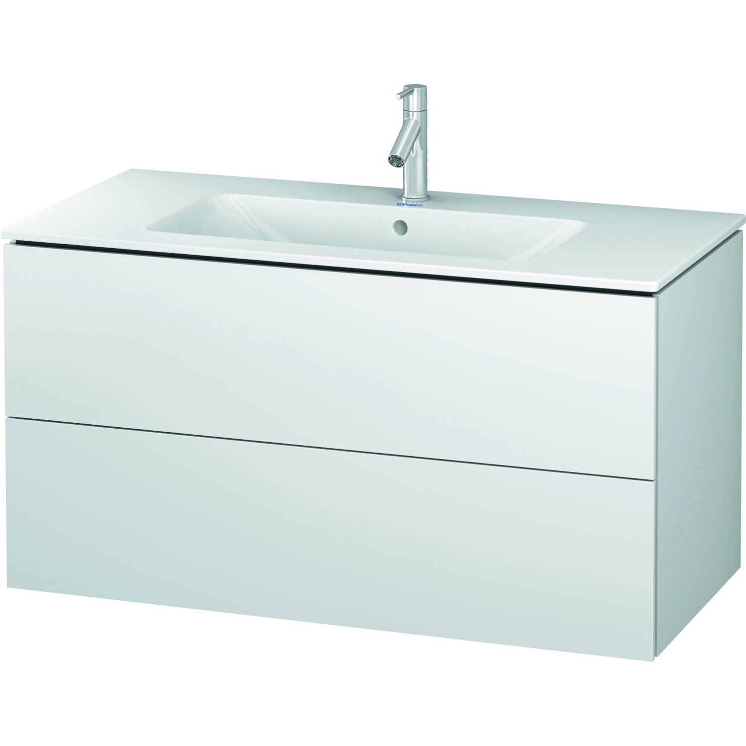 Duravit Waschbeckenunterschrank L-Cube Weiß matt 102 cm