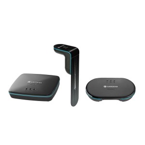 Gardena smart Irrigation Control Sensor Set zur Steuerung der Gartenbewässerung per App.