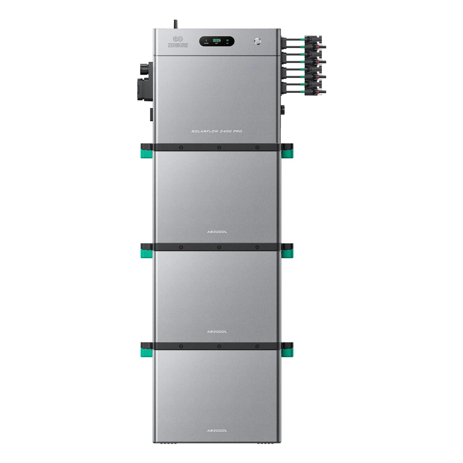 ZENDURE SuperCharged SolarFlow 2400 Pro Balkonkraftwerk Bidirektionaler AC Ausgang Bis 2400W Mit 3 AB3000L