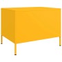 vidaXL Couchtisch Senfgelb 68x50x50,5 cm Kaltgewalzter Stahl_9