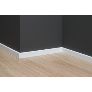 Egger Sockelleiste 4 cm Weiß