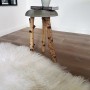 DIY Beistelltisch aus Ultrament Bastel Beton mit Holzfüßen und Deko.