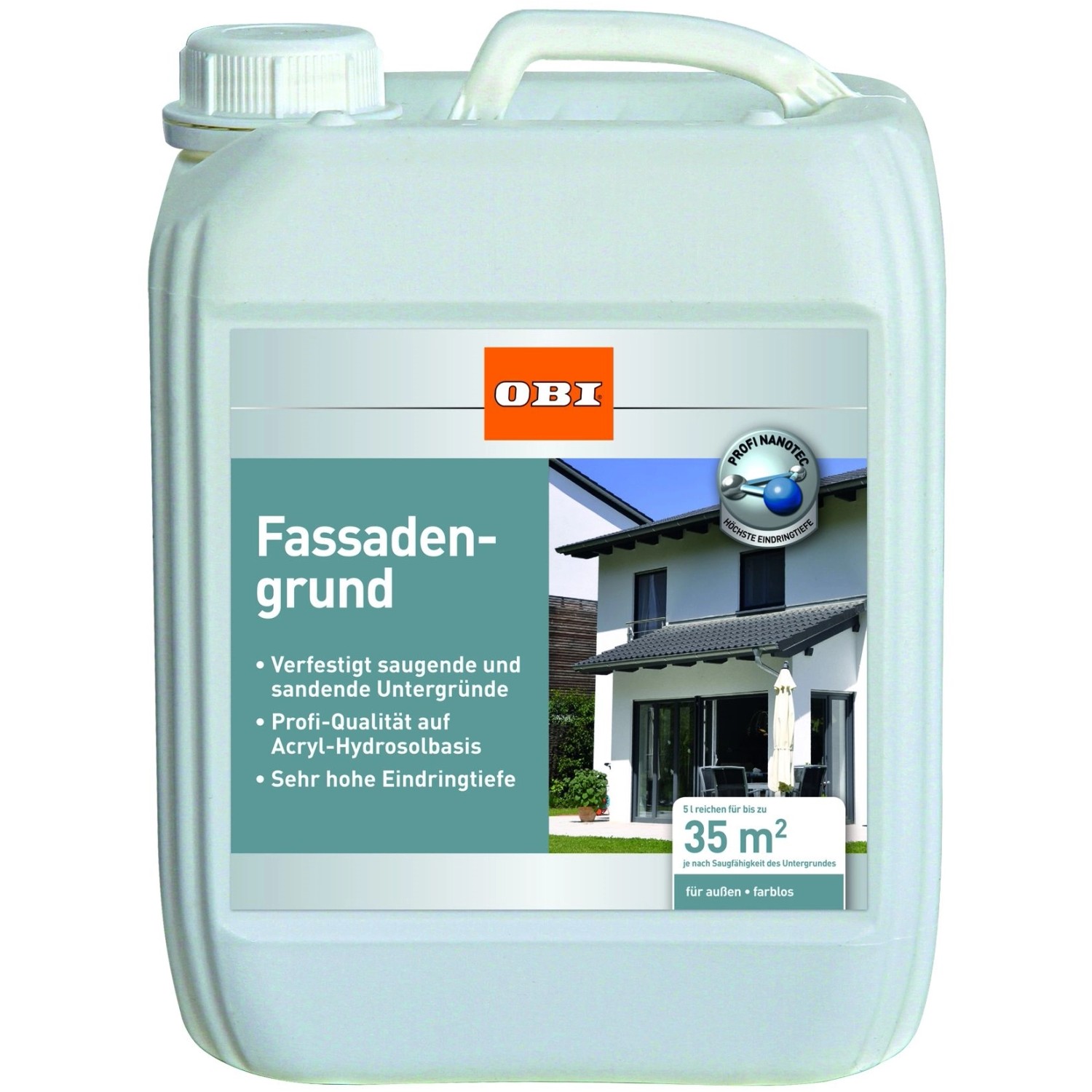 OBI Fassadengrund Transparent 5 l