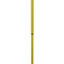 Steuber Krallenbesen, 65 cm, grün-gelb, mit Teleskopstiel für die Reinigung von Gehwegen.