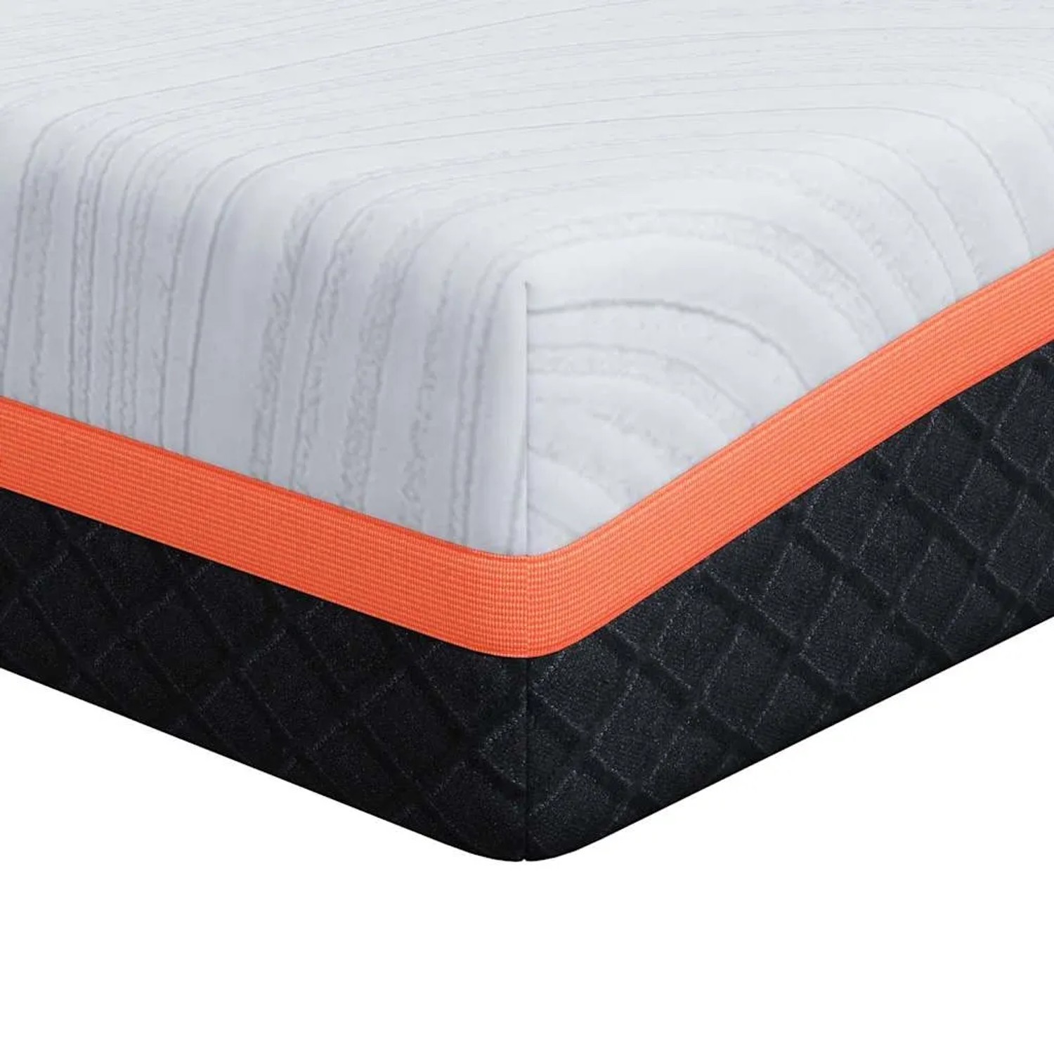 vidaXL Matratze Weiß und Grau 180 x 200 cm Memory Foam 4106308