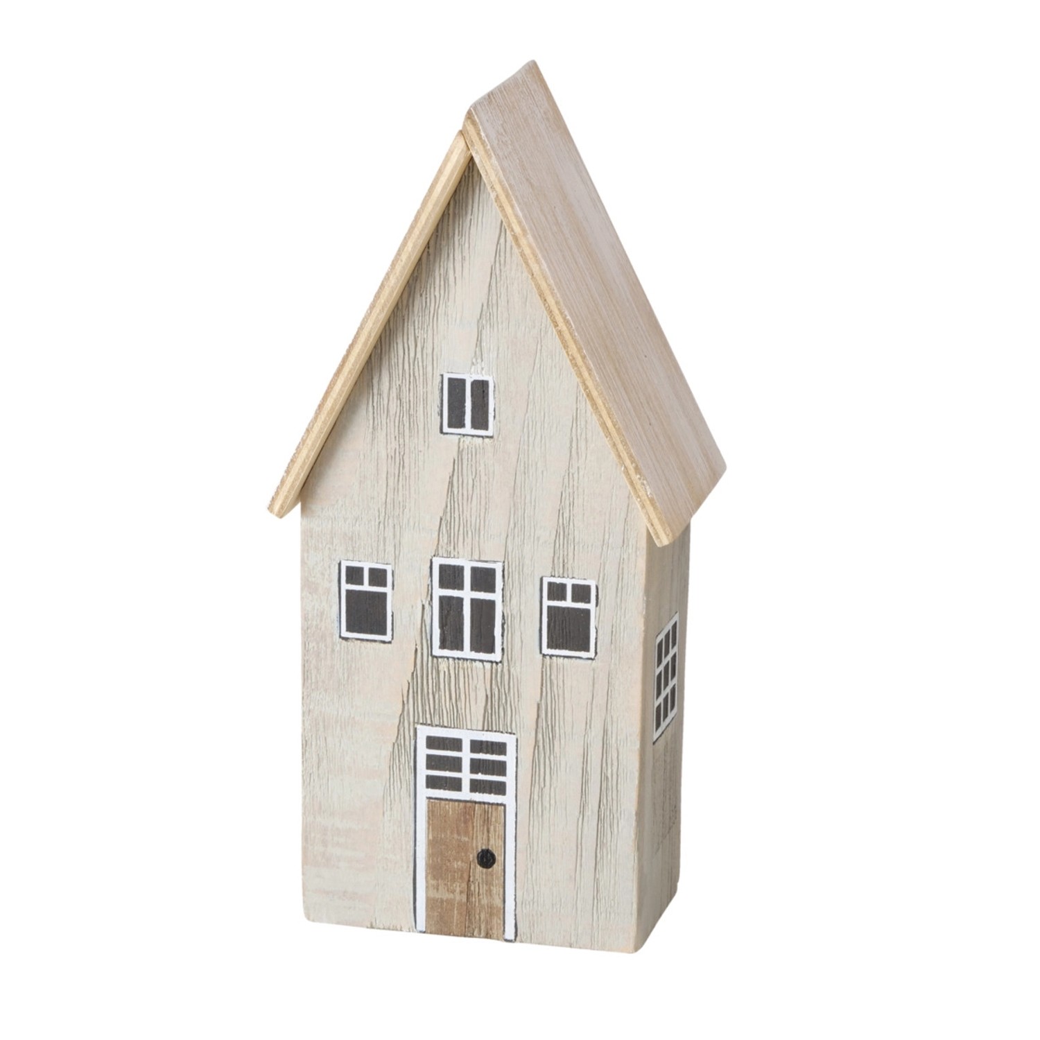 Boltze Deko-Aufsteller Houses Mittel 2-fach Sortiert 18,5 x 6 x 9 cm Mehrfarbig