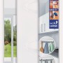 Tesa Hakenleiste, selbstklebend, weiß, mit 4 Powerstrips Large, bis 2kg Halteleistung.