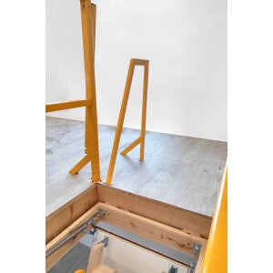 Minka Ausstiegsbügel Stahl für Dachbodentreppen Gelb