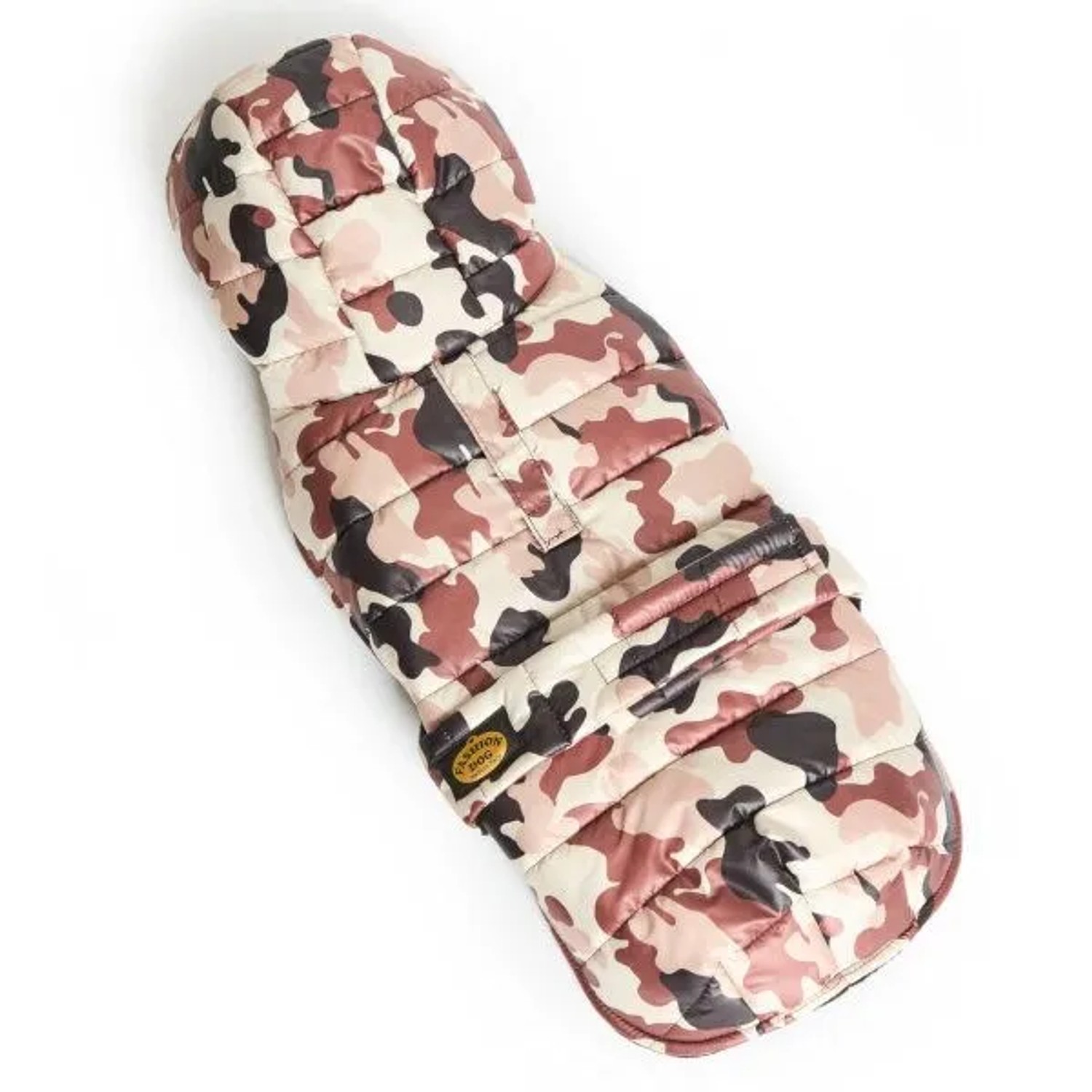 Fashion Dog Steppmantel für Dackel mit Kapuze Camouflage 36 cm