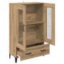 vidaXL Highboard Artisan-Eiche 70 x 31 x 115 cm Verbundholz und Eisen 880861_5