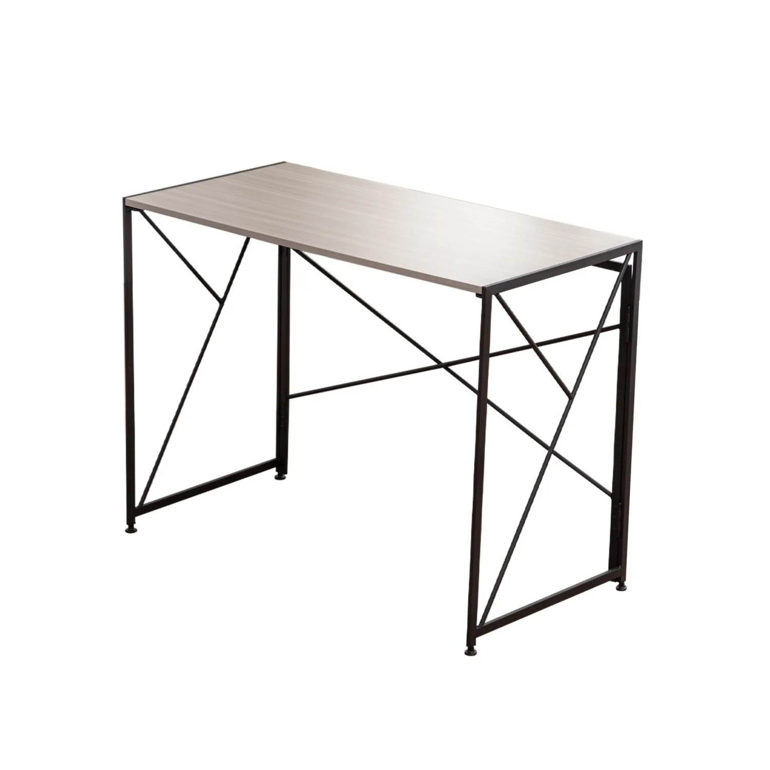 okwish Schreibtisch mit MDF Metall Home Office Klappbar 99x50x75cm Natur