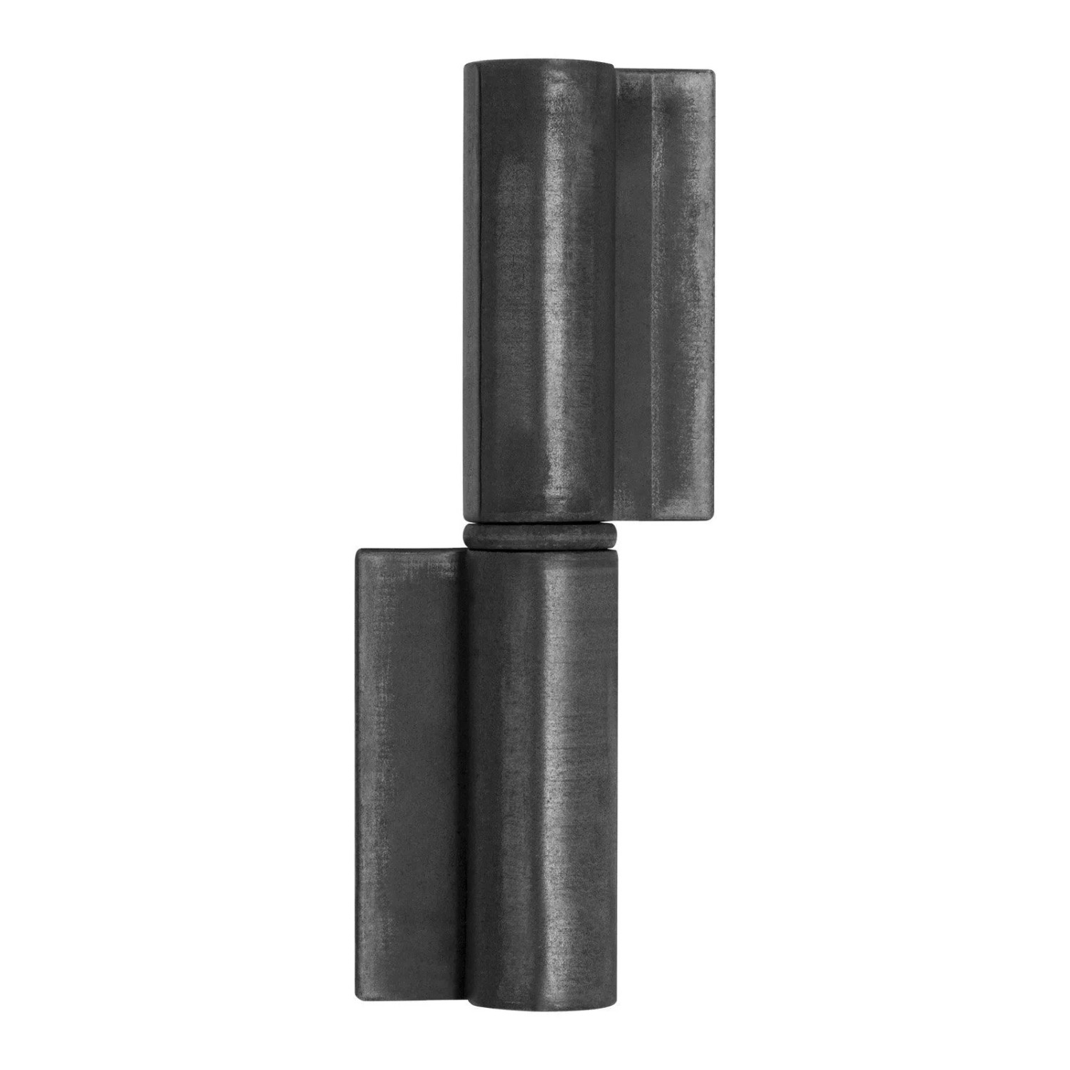 SOTECH Anschweißband Außen Ø20 mm Höhe 120 mm mit Langer Fahne Stahl Schwarz