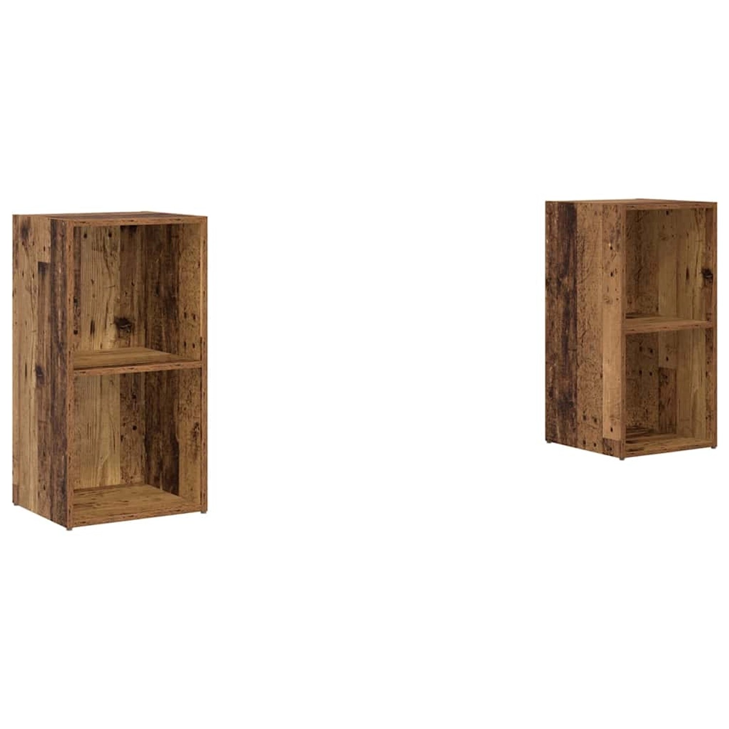 vidaXL TV-Schrank-Set 2-Tlg Altholz 72 x 35 x 36,5 cm Holzwerkstoff 3393558 günstig online kaufen