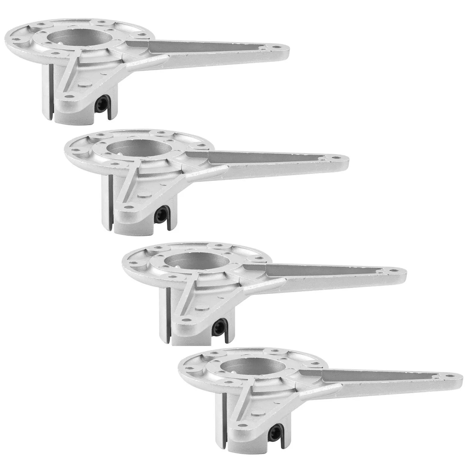 vasalat Set Camar Tischbeinbefestigung oben für Tischbeine Ø 50 mm Aluminium 4 Stück