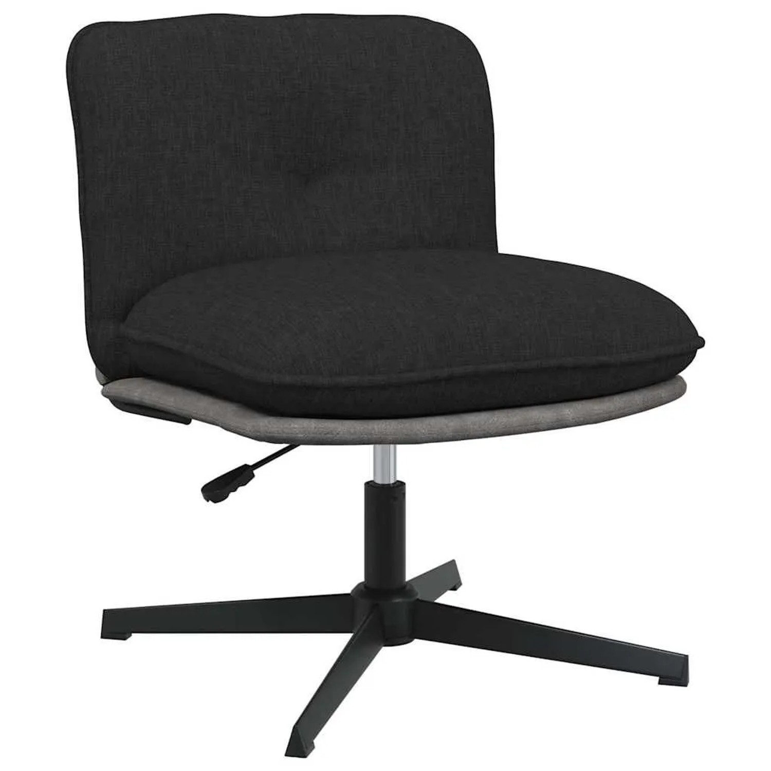 vidaXL Bürostuhl Drehbar Schwarz Stoff 4105394 günstig online kaufen