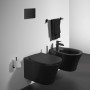 Schwarzes Ideal Standard Wand-WC Connect Air mit AquaBlade Technologie.