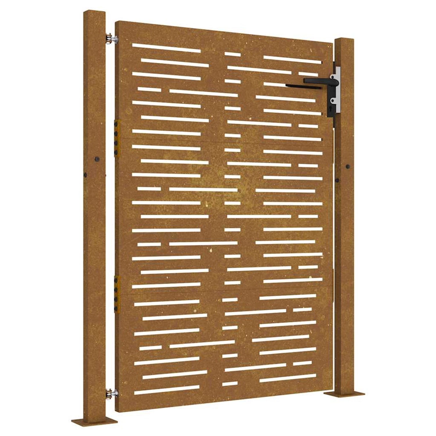 vidaXL Gartentor 105 x 155 cm Cortenstahl Quadratisches Design 153253 günstig online kaufen