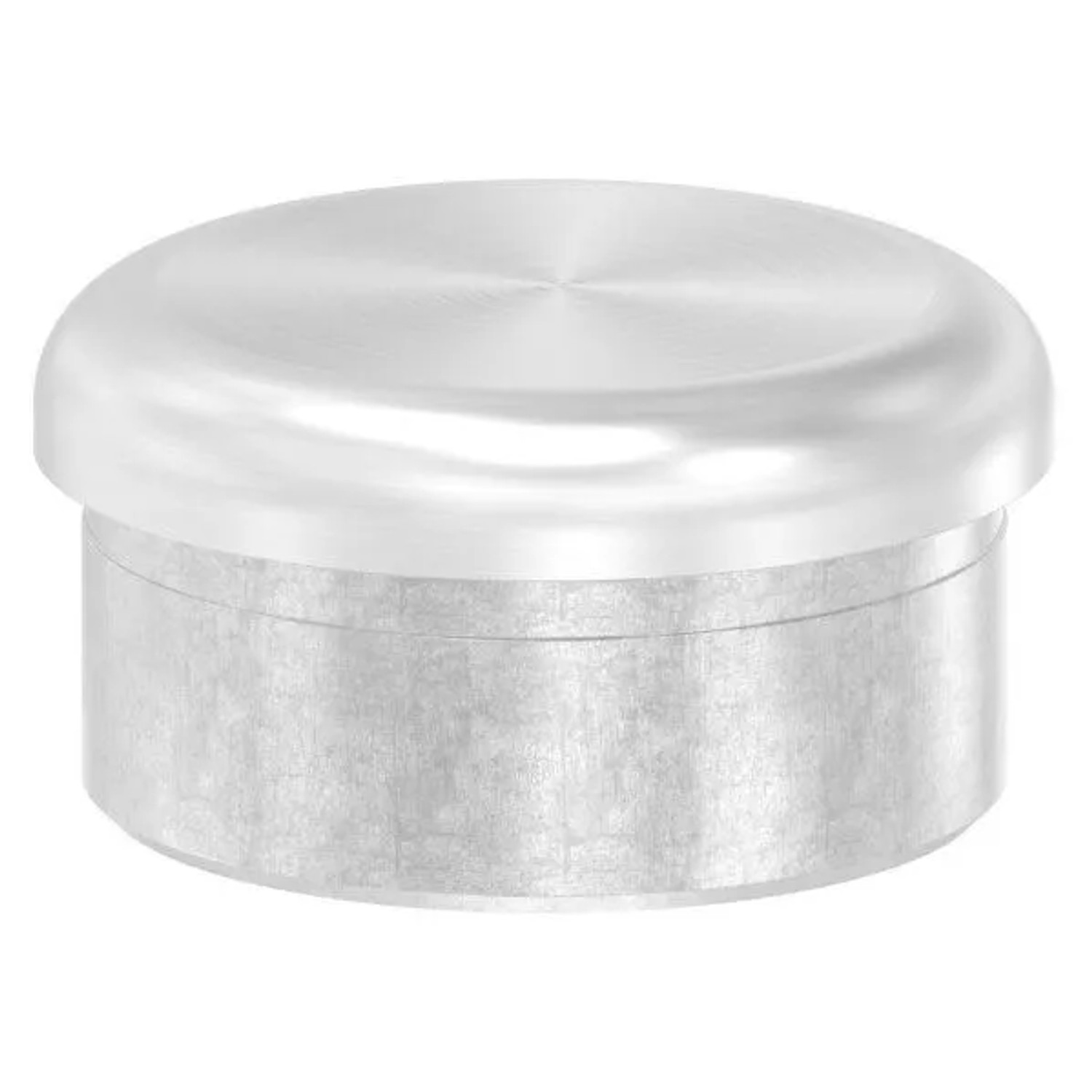 FeNau Einsteckkappe Edelstahl V2A Für Rohr Ø 42,4 mm X 2,0 mm Flach