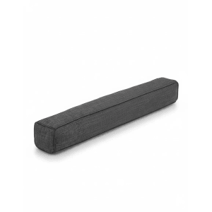 Beautissu Levante OM Zugluftstopper 6,5x90cm Dunkelgrau