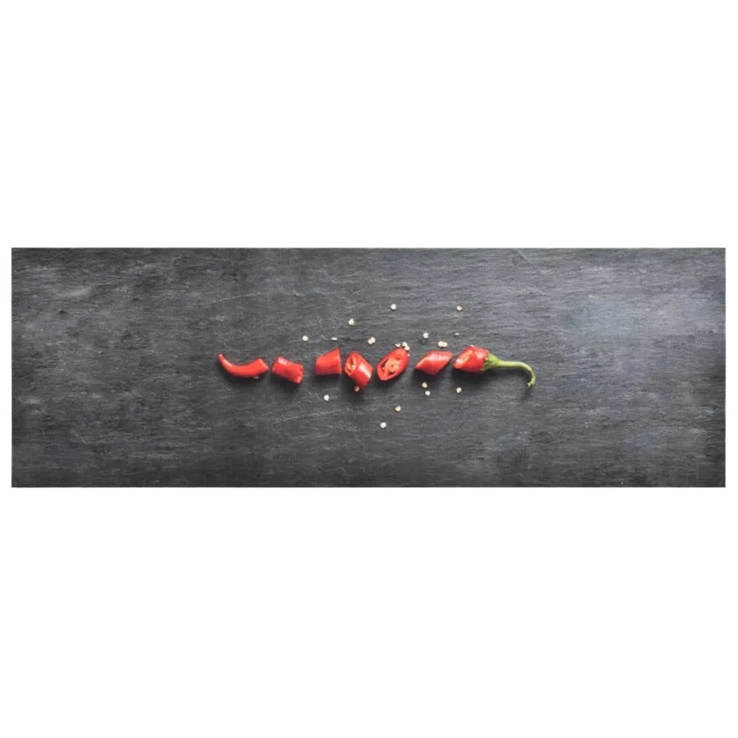 vidaXL Küchenteppich Waschbar Peperoni 60x300 cm 315966