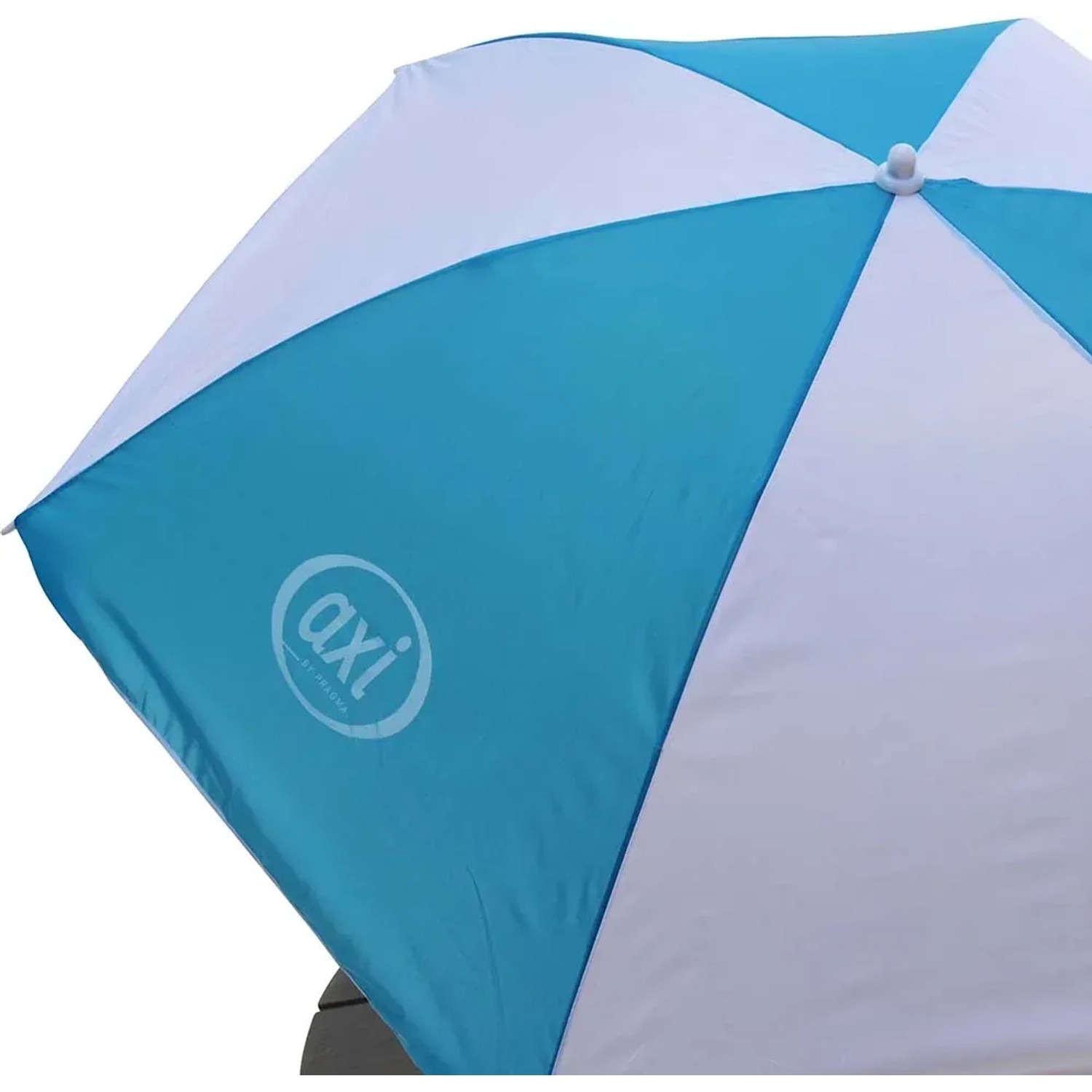 Axi Sonnenschirm, Ø 125 cm, blau-weiß, für Spielgeräte und Picknicktische.