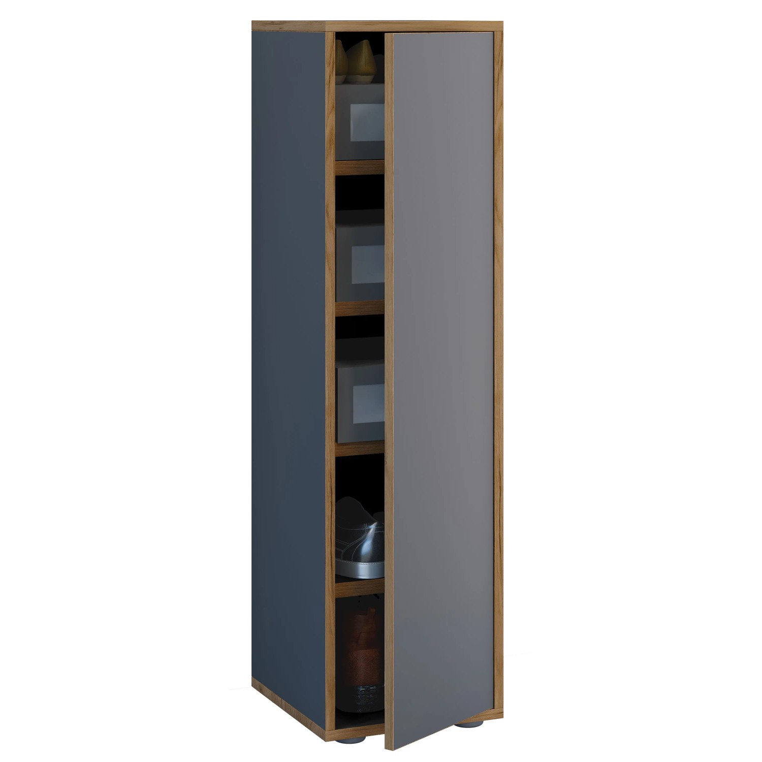 VCM Schuhschrank Salia Anthrazit