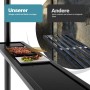 Wiltec Grillpavillon Grau 245X152X242Cm Bbq Pavillon Grillüberdachung Grillzelt_8