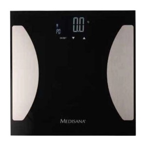 medisana BS 475 schwarz Körperanalysewaage bis 180 kg Personenwaage Körperfett