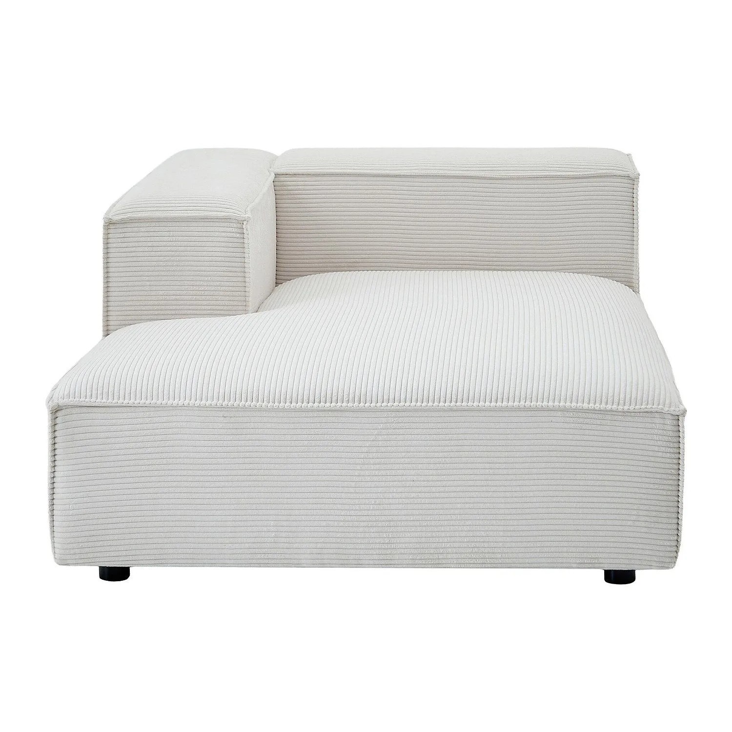 Vente-unique Recamiere Ohne Schlaffunktion Ruzolo Beige 120 cm