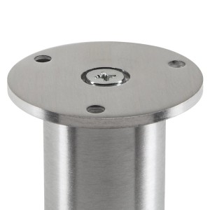 SOTECH Möbelfuß ALPHA Alu Gebürstet Höhe 50 mm