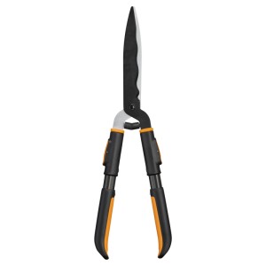 Fiskars Heckenscheren- & Astscheren-Set Bypass OneClick, orange-schwarz. Für Kombisysteme.