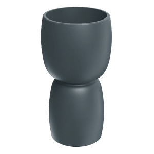 Prosperplast Blumentopf Duala Schmal Ø 30 cm x 54 cm Betongrau