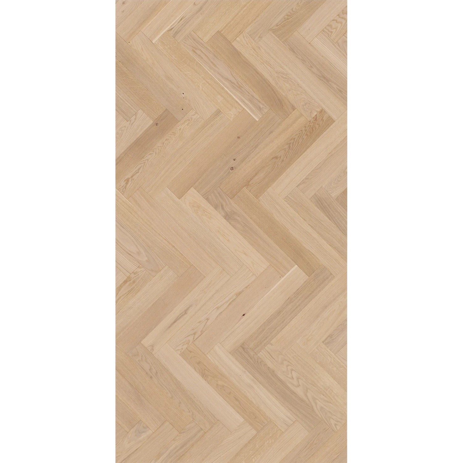 Parador Parkett Trendtime 3 Living Eiche Pure matt, Holzboden im Fischgrätmuster.