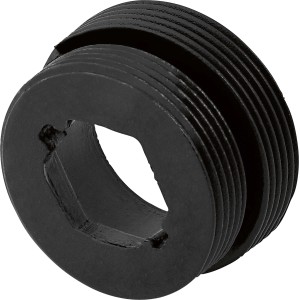 Schwarzer Adapter für Mischdüsen M22/M24, Übergangsstück für Küchen- und Badarmaturen.